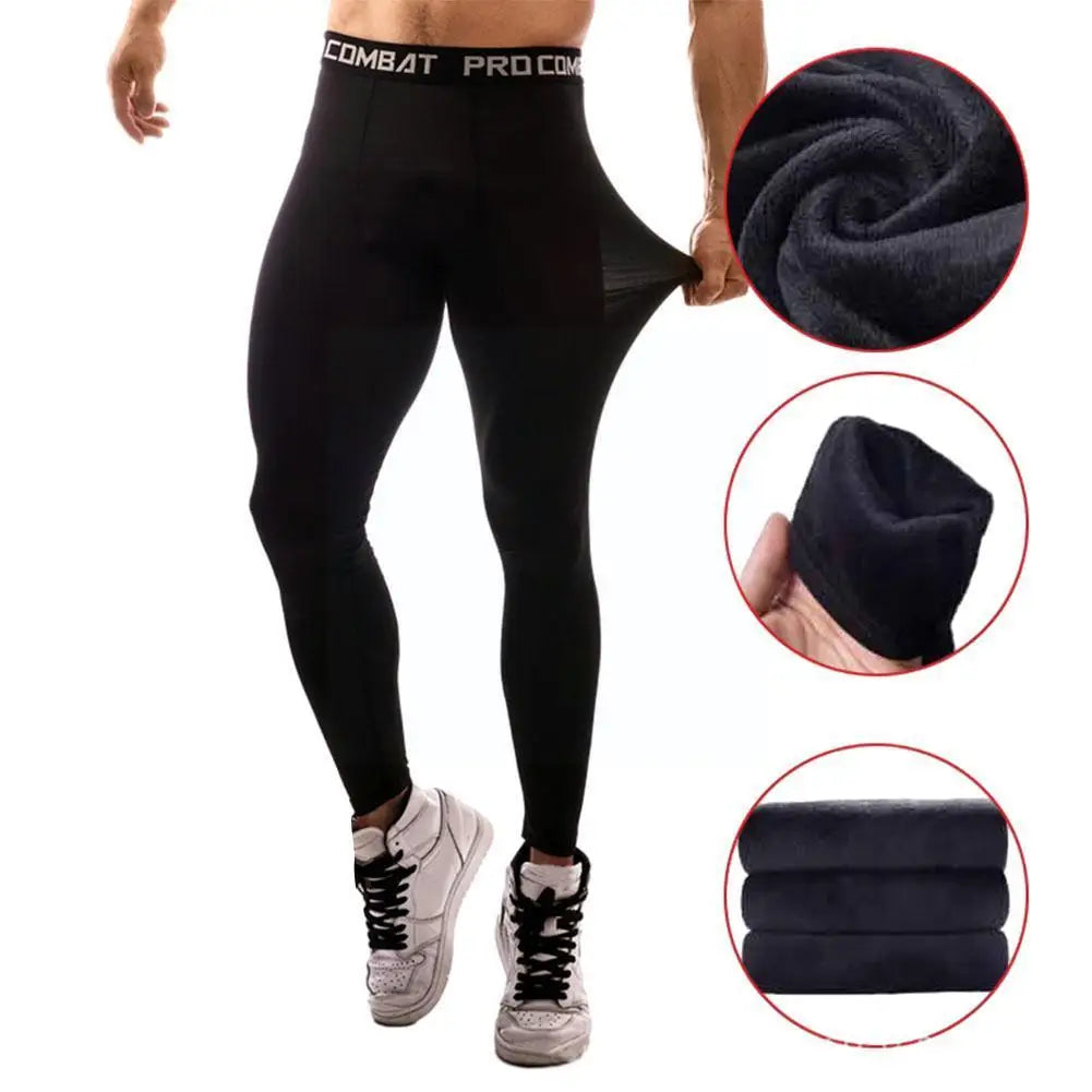 Men Compression Tight Leggings Running Sports Male Workout Bottoms Trousers Jogging Dry Yoga Pants Quick Fitness Training B7h5