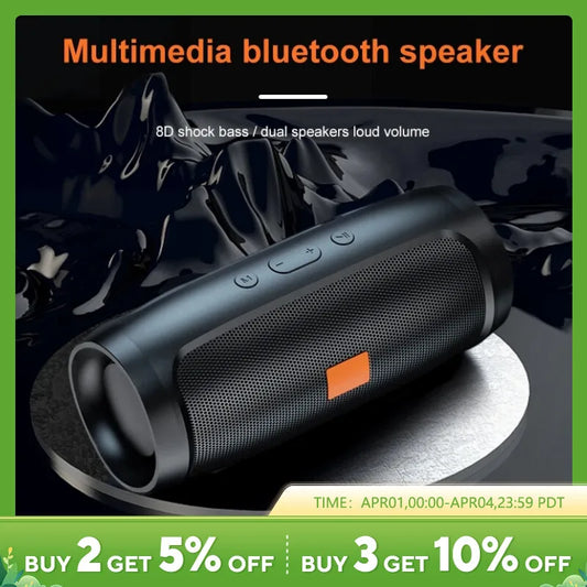 Bluetooth Speaker Dual Speaker Stereo Outdoor