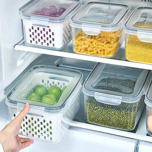 Refrigerator Storage Box Fridge Organizer Fresh Vegetable Fruit Boxes