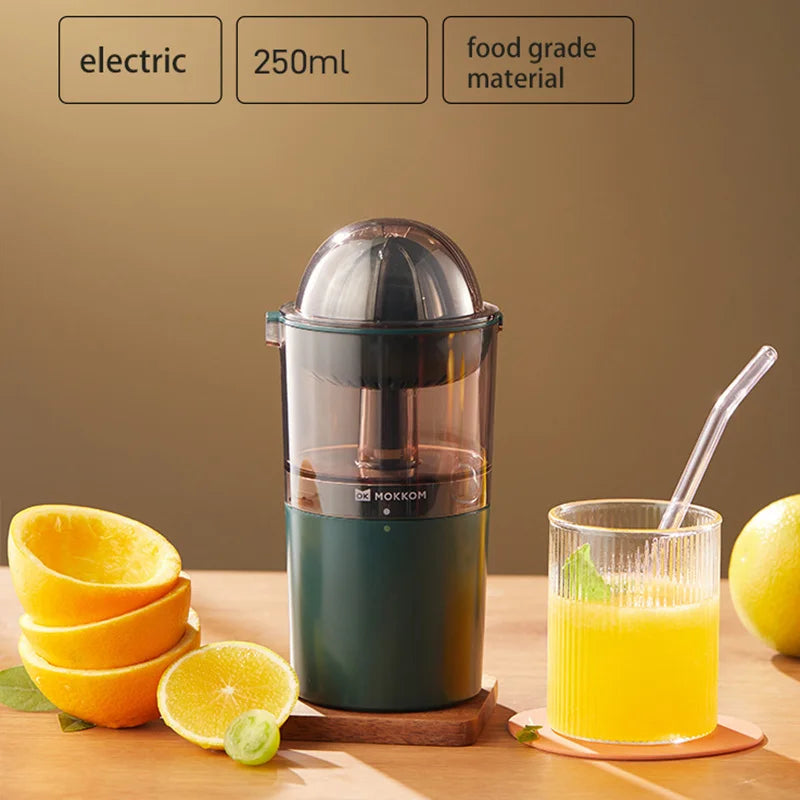 250ML Electric Juicer Blender Portable Fruit Extractor Orange Juice Maker Mini Mixer Usb Rechargeable Lemon Extractor