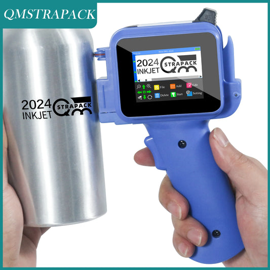 Mini Handheld Inkjet Printer with Fast-Drying Ink for Text QR Barcode Batch Number Logo Date Label Portable Coder