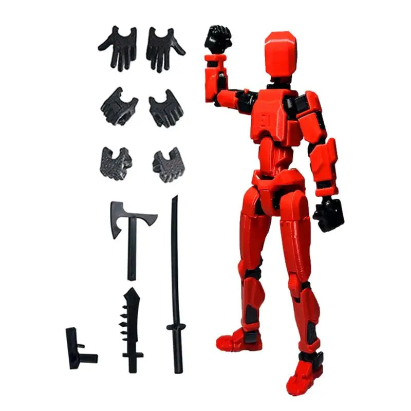 3D Printed Mannequin Multi-Jointed Movable Robot Toys Dummy 13 Figures Toys For Kids & Adults Parent-children Game Gifts