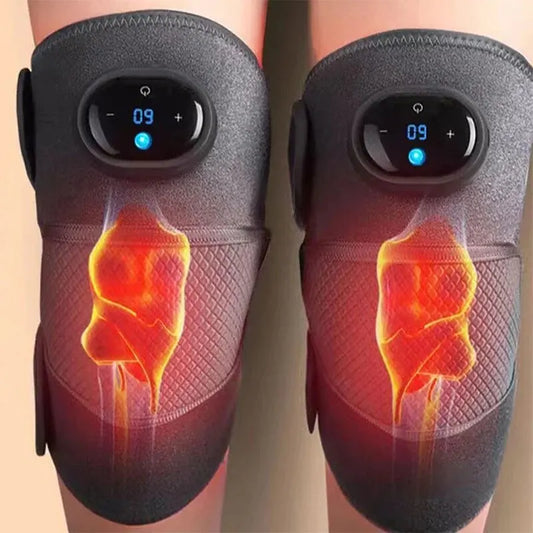 Heating and Vibration Knee Massage Pad Knee Joint Massage Tool Intelligent Button Adjustable Multi Gear Led Display