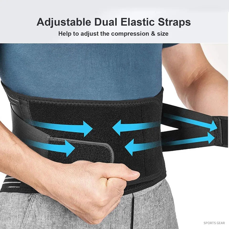 Lower Back Brace with 6 Stays Anti-skid OrthWaist opedic lumbar Support Breathable Support Belt for Gym Pain Relief