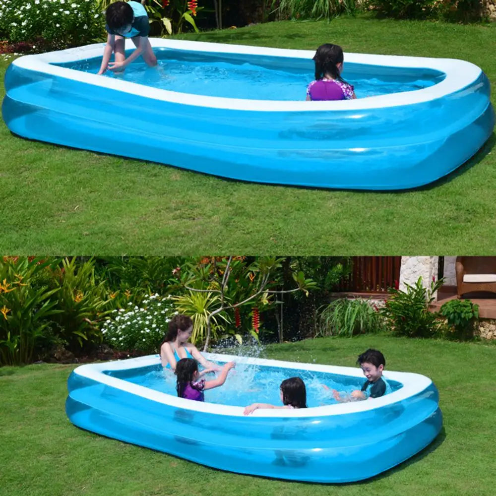 1PC Summer Thickened Inflatable Swimming Pool Family Kids Children Adult Play Bathtub Outdoor Indoor Water Swimming Pool