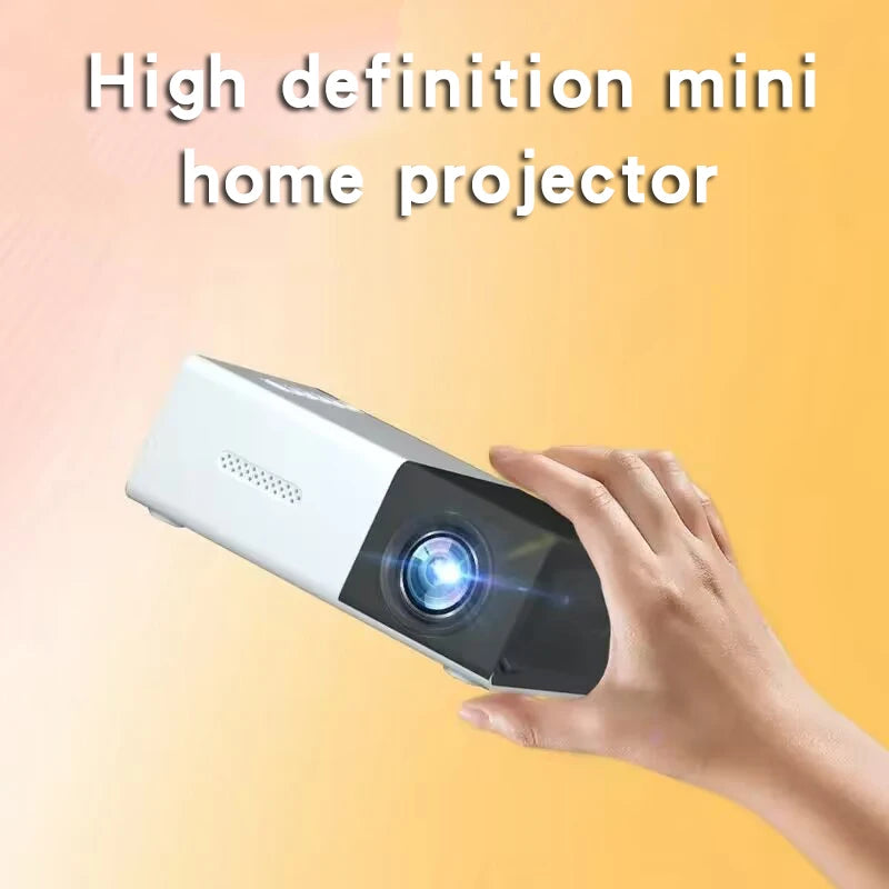 YG300 mini portable projector plug-in phone, LED home theater, suitable for outdoor, home entertainment