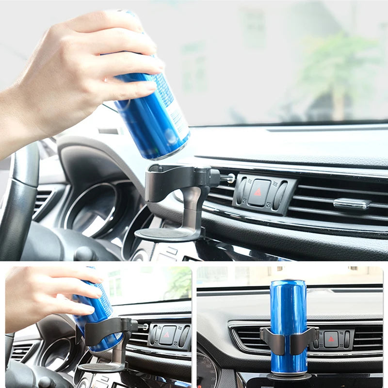 Car Cup Holder Air Vent Outlet Drink Coffee Bottle Holder Can Mounts Holders Beverage Ashtray Mount Stand Universal Accessories