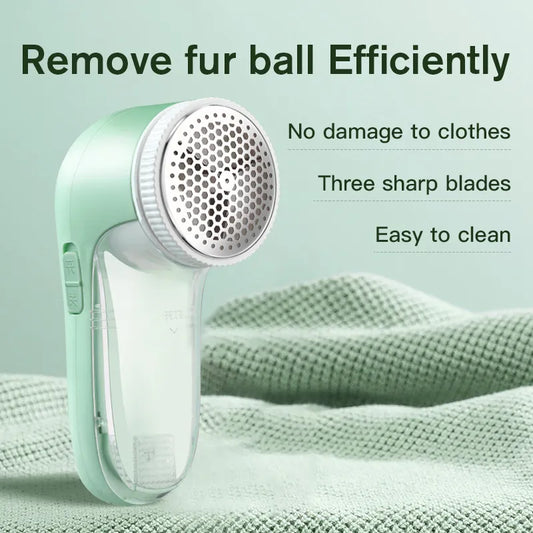 Clothes Shaver Fabric Lint Remover Fuzz Electric Fluff Portable Brush Blade Professional Rechargeable Fur Ball Trimmer