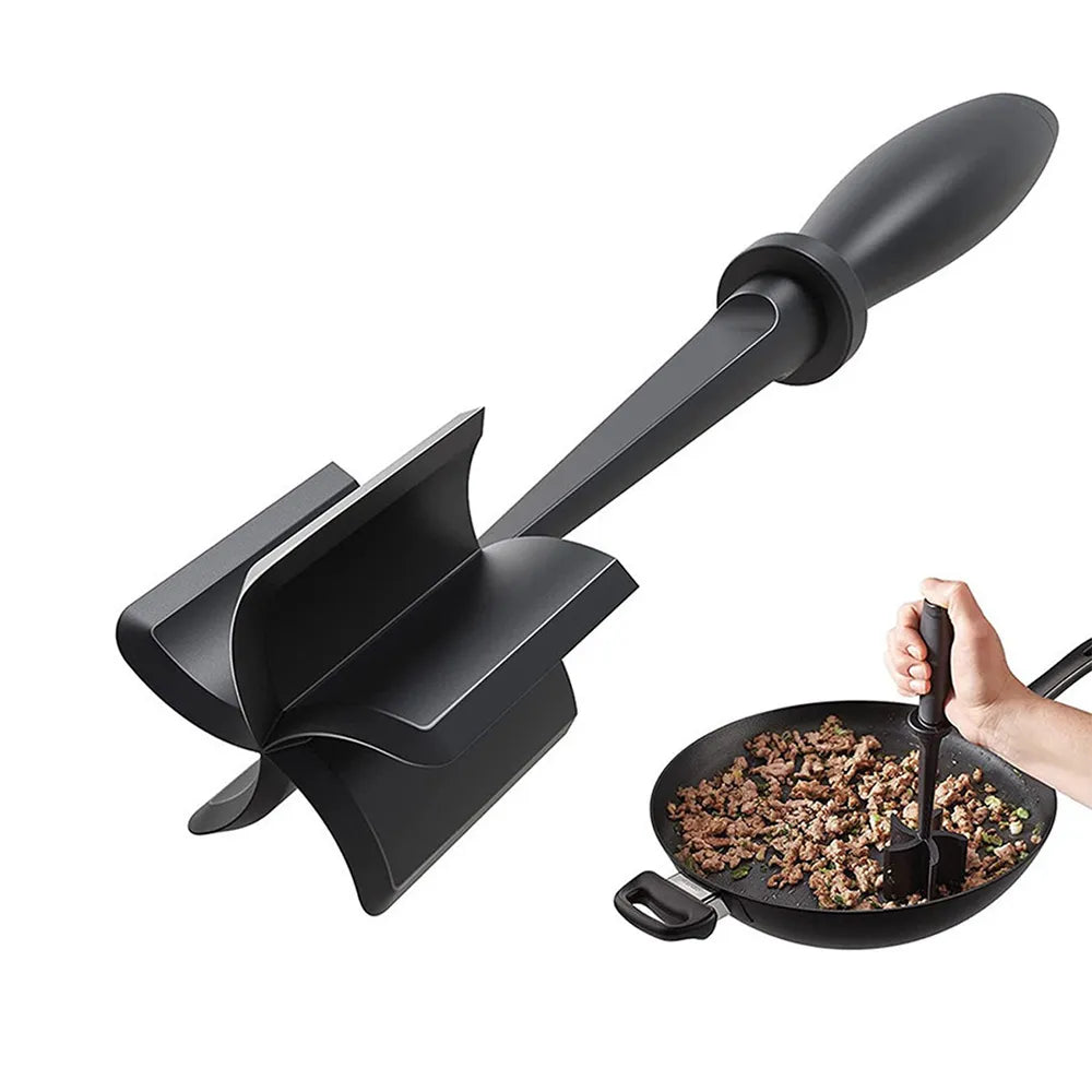 Meat Chopper Hamburger Chopper Heat Resistant Potato Beef Masher Smasher