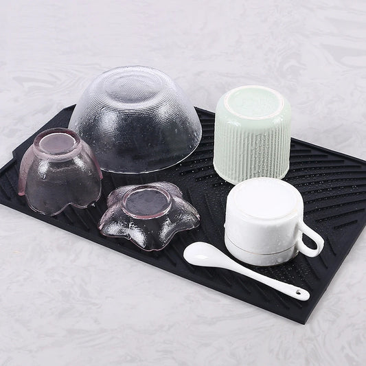 Silicone Drain Mat Board Bowl Dish Drying