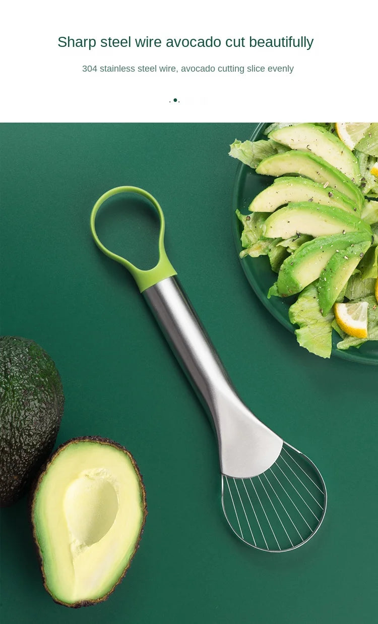 Avocado Knife Gadget Stainless Steel Cutter Kitchen Gadgets Fruit Cutting Artifact All for Kitchen and Home Dragon Fruit Slices