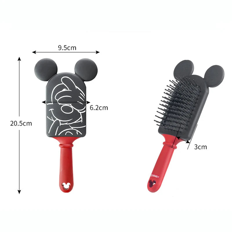 Disney Air Cushion Massage Combs Stitch Mickey Minnie Cartoon Anime Figures Hair Brush Hairdressing Tool Haircare Kids Toys Gift